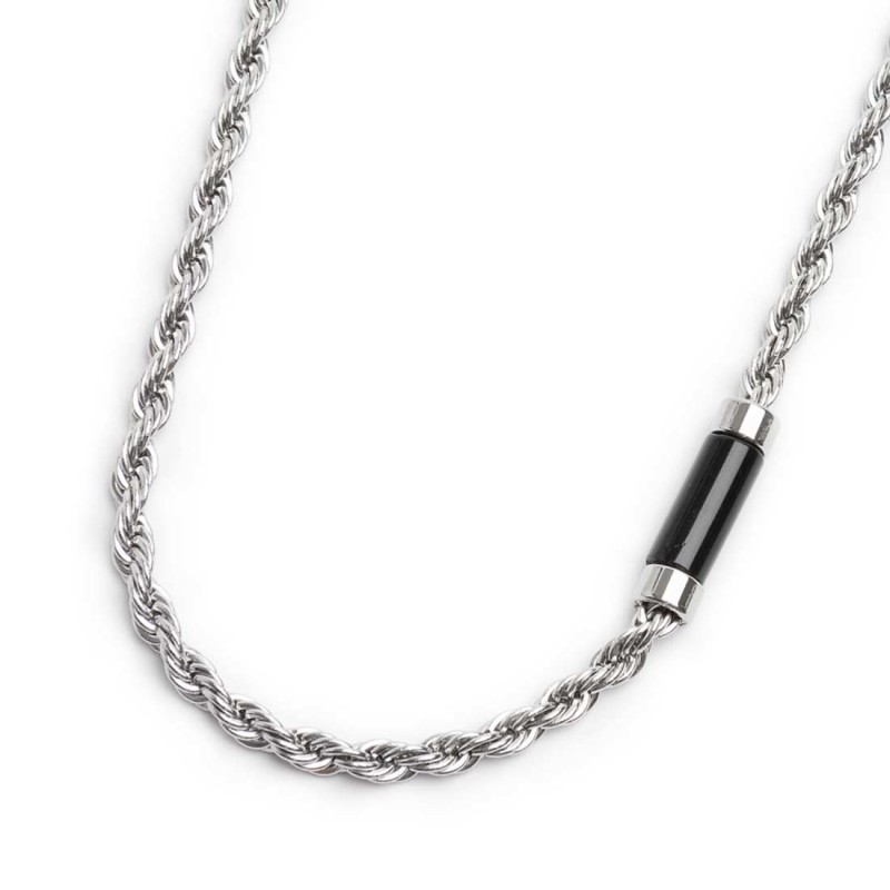 Collana rosa dei venti e collana con elemento in pietra