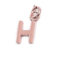 Bracciale con perle di fiume e bracciale a sfere con charm lettera cristalli