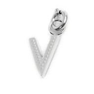 Bracciale con perle di fiume e bracciale a sfere con charm lettera cristalli