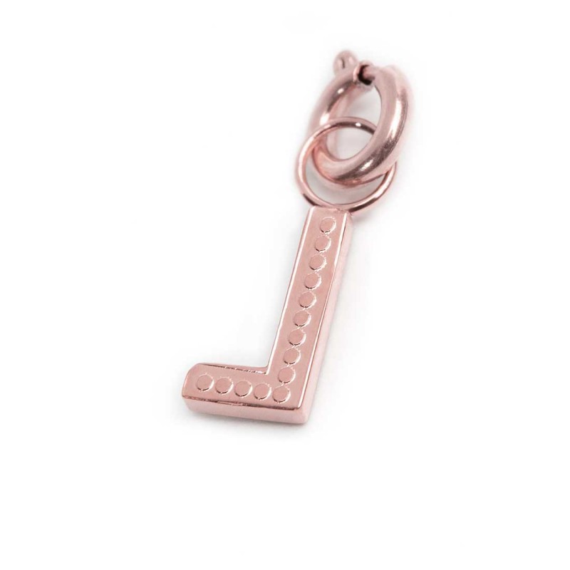 Bracciale con perle di fiume e bracciale a sfere con charm lettera cristalli