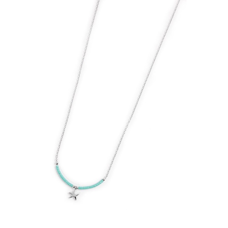 Collana stella marina e miyuki