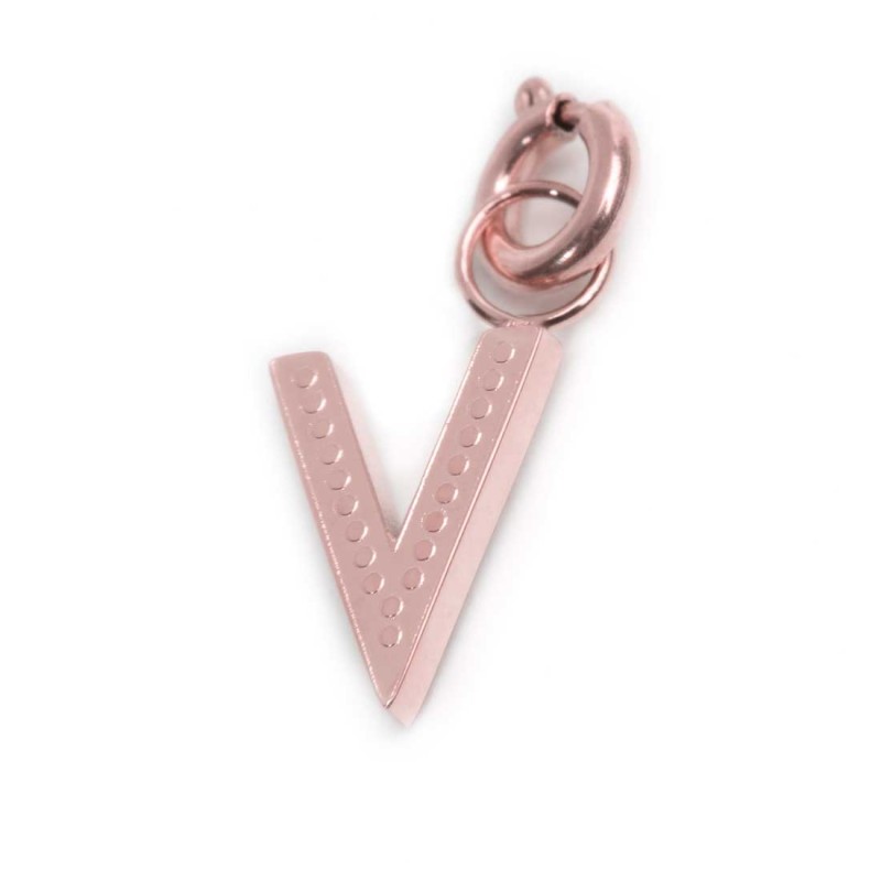 Bracciale con perle di fiume e bracciale a sfere con charm lettera cristalli