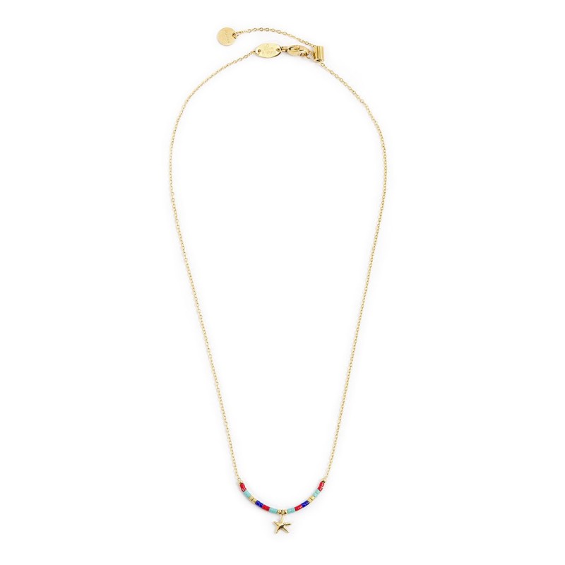 Collana stella marina e miyuki