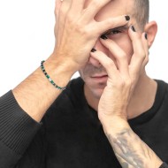 Bracciale con ancora e bracciale con malachite