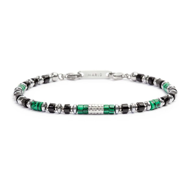 Bracciale con ancora e bracciale con malachite