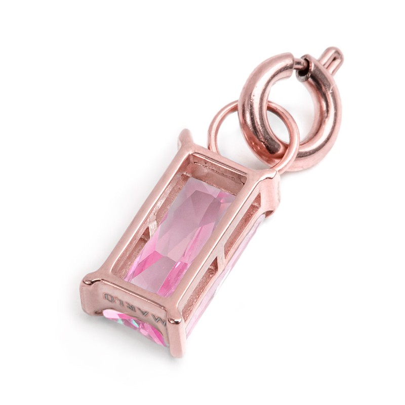 CHARM BAGUETTE CON CUBIC ZIRCONIA