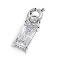 CHARM BAGUETTE CON CUBIC ZIRCONIA
