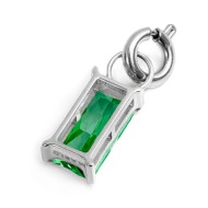 CHARM BAGUETTE CON CUBIC ZIRCONIA