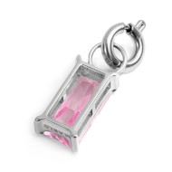 CHARM BAGUETTE CON CUBIC ZIRCONIA