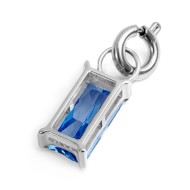 CHARM BAGUETTE CON CUBIC ZIRCONIA