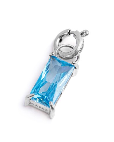 Charm con zircone baguette