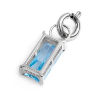 CHARM BAGUETTE CON CUBIC ZIRCONIA