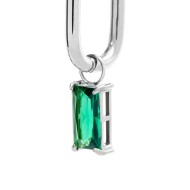 OR MONO OVALE CON CZ BAGUETTE PEND