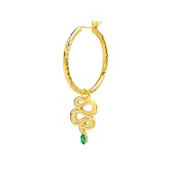 OR MONO ACC CERCHIO CON TEXTURE E CON PEND SERPENTE