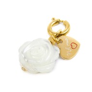 CHARM CON ROSA IN MADRE PERLA
