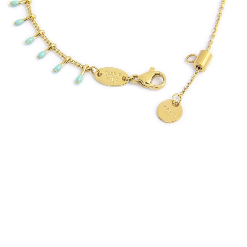 Bracciale con pendenti smaltati