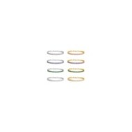 Bracciale tennis con zirconi e bracciale catena snake