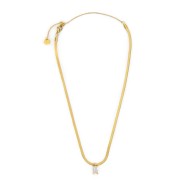 Collana con zircone baguette e collana tennis zirconi baguette