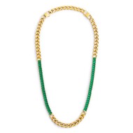 Collana con zircone baguette e collana tennis zirconi baguette