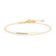 Bracciale con zirconi e smalto