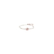 Bracciale con rosa con cristalli