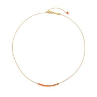 COLLANA CON CZ E SMALTO