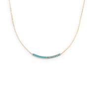 COLLANA CON CZ E SMALTO