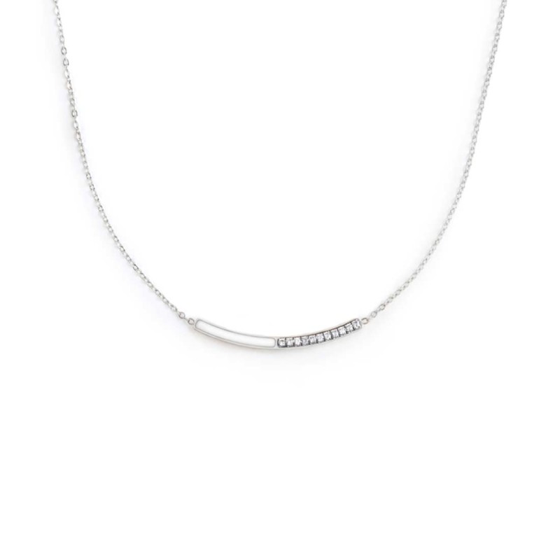 COLLANA CON CZ E SMALTO