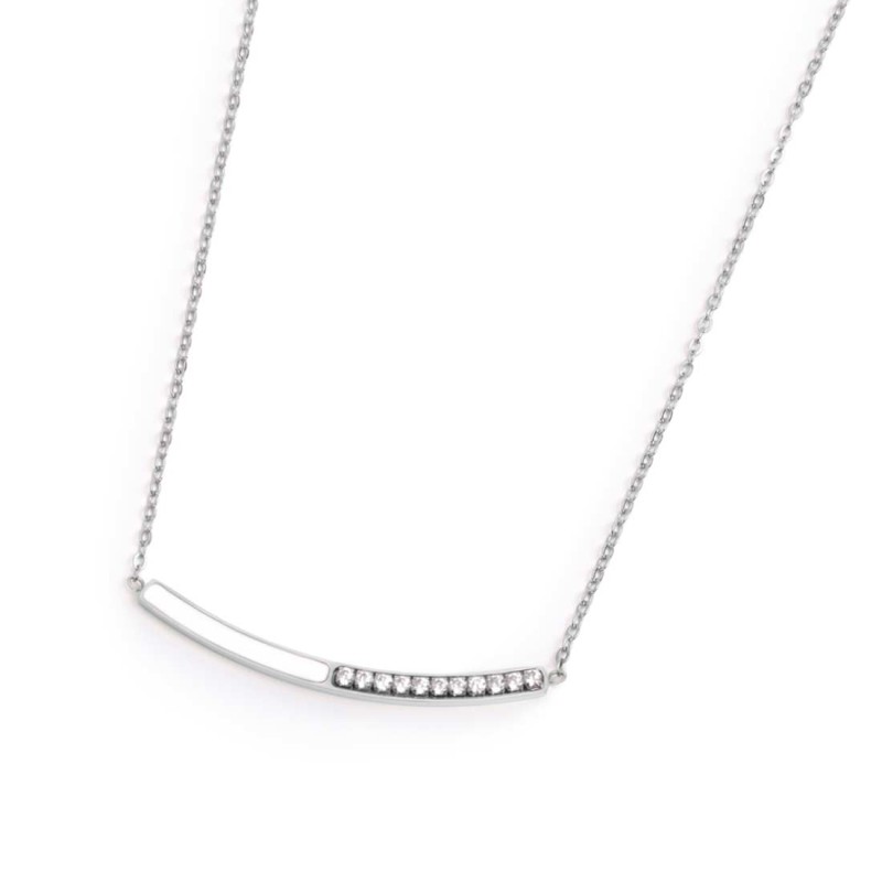 COLLANA CON CZ E SMALTO