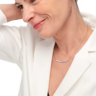 COLLANA CON CZ E SMALTO