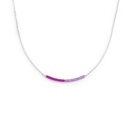 COLLANA CON CZ E SMALTO