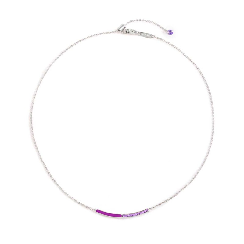 COLLANA CON CZ E SMALTO