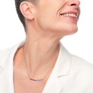 COLLANA CON CZ E SMALTO