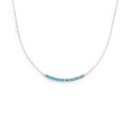COLLANA CON CZ E SMALTO