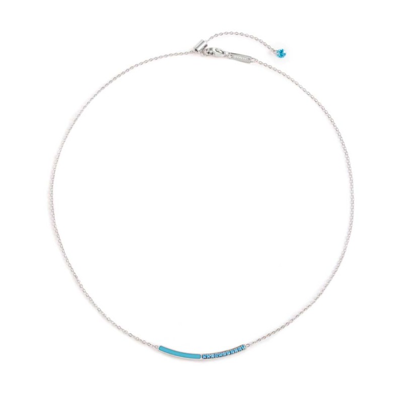 COLLANA CON CZ E SMALTO