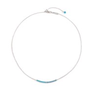 Collana con zirconi e smalto