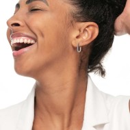 OR MONO OVALE CON CZ E SMALTO