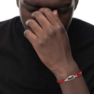 Bracciale anello centrale ovale