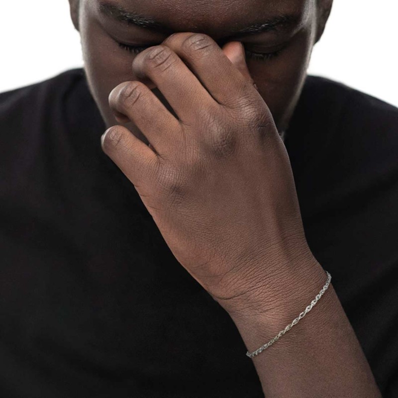 BRACCIALE CATENA A CORDA