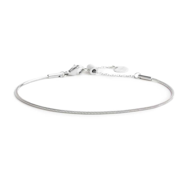 BRACCIALE CATENA SNAKE QUADRATA