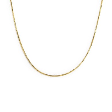 Collana catena snake quadrata