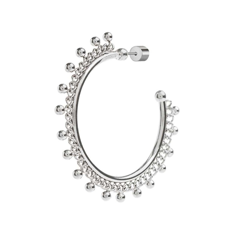 OR MONO CERCHIO CON CATENA GRUMETTA E SFERE