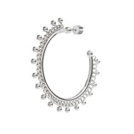 OR MONO CERCHIO CON CATENA GRUMETTA E SFERE