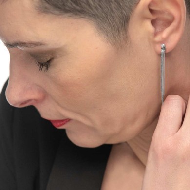 OR MONO CON SFERA E CATENE SNAKE QUADRATE PEND