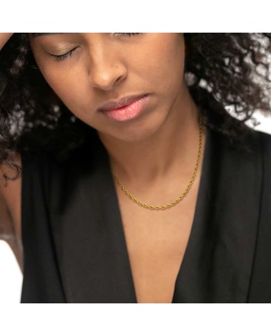 Collana catena a corda 2,5mm