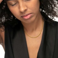 COLLANA CATENA A CORDA SPESSORE 2 MM