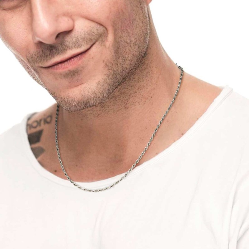 Collana catena a corda 2,5mm