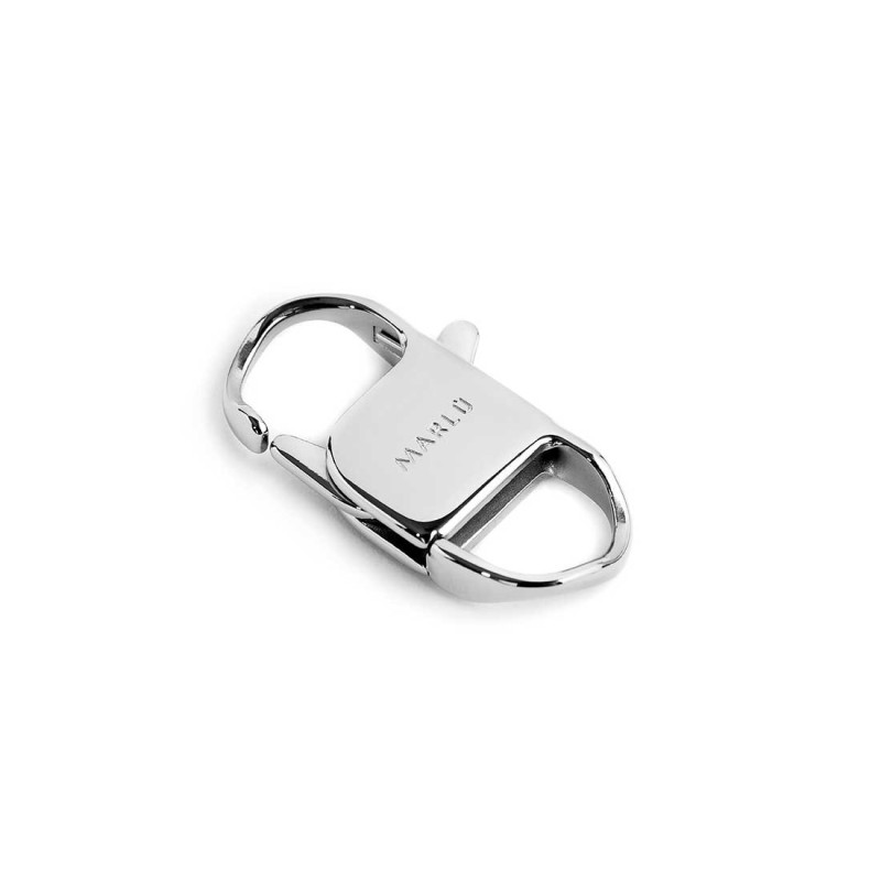 S.STEEL LOCK 32MM S.steel lock, size 32*14,30 mm, with on the top logo MarlÃ¹ by etching.Materials: s.steelCollection: ACS05