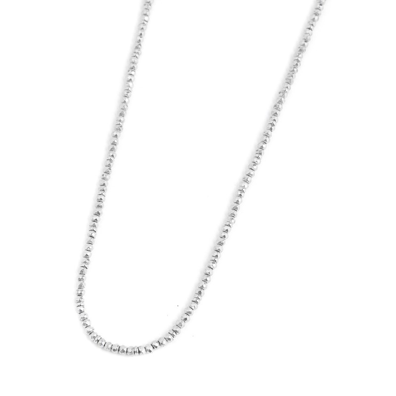 Collana ematite cromata