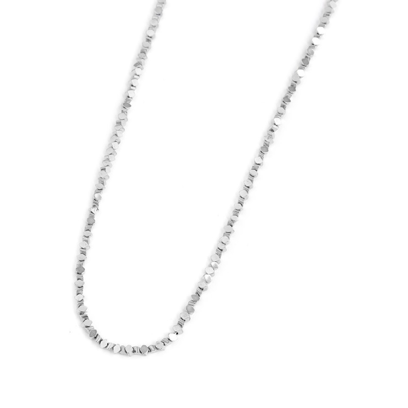 Collana ematite diagonale